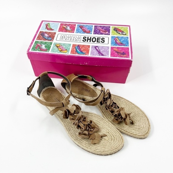 ✅ NARA Paola Sandal Land Quercia Size 9 - Picture 1 of 9